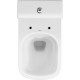 Унитаз-компакт Cersanit Colour CLEAN ON 011 безободковый белый, прямоугольный, 37x65 см