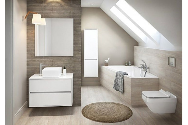 Рукомойник Cersanit Crea UM-CRE35/1-oc-S square квадратная, цвет белый