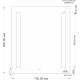 Зеркало Cersanit LED 020 base 70, с подсветкой, прямоугольное