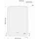 Зеркало Cersanit LED 051 pro 55, с подсветкой, прямоугольное