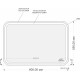 Зеркало Cersanit LED 051 pro 80, с подсветкой, прямоугольное