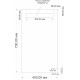 Зеркало Cersanit LED 010 base 40, с подсветкой, прямоугольное