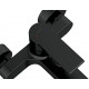 Смеситель Cersanit Brasko Black 63108 для ванны с душем, однорычажный, черный