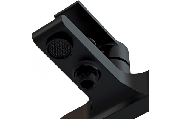 Смеситель Cersanit Brasko Black 63108 для ванны с душем, однорычажный, черный