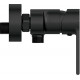 Смеситель Cersanit Brasko Black 63109 для душа однорычажный, черный