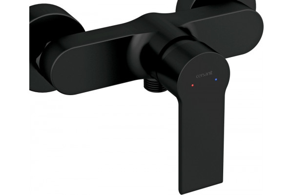 Смеситель Cersanit Brasko Black 63109 для душа однорычажный, черный
