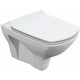 Унитаз подвесной Cersanit CARINA XL Clean On DPL EO slim белый, прямоугольный, 35.5x53.5 см