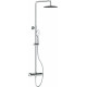 Душевая стойка Cersanit Odra 63069 хром штанга 125 см, шланг металлический 150 см