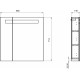Зеркало-шкаф Cersanit Melar LS-MEL70-Os 70, с подсветкой, с дверками, прямоугольное