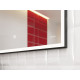 Зеркало Cersanit LED 011 design 100x80, с подсветкой в стиле hi-tech