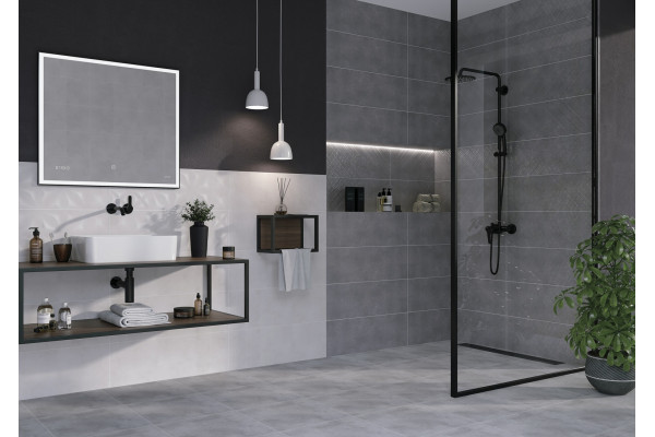 Зеркало Cersanit LED 011 design 100x80, с подсветкой в стиле hi-tech