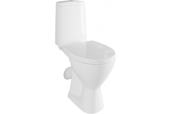 Унитаз-компакт Cersanit Just 64073 031 3/6 TPL белый, 35.3x64.2 см