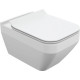 Комплект Cersanit Crea square CO DPL EO slim + инсталляция link pro цвет белый,  в современном стиле