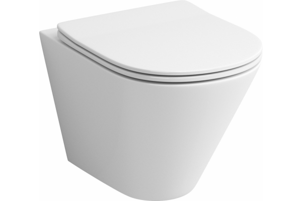 Комплект 3 в 1 инсталляция Cersanit Black + Унитаз подвесной Grossman GR-4477S + кнопка хром в современном стиле