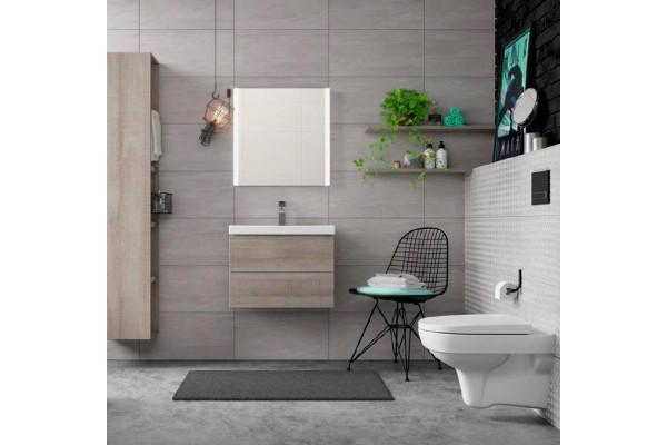 Унитаз подвесной Cersanit City New clean on белый, овальный, 37x53 см