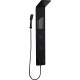Душевая панель Cerutti SPA Ami B CT8994 цвет черный, шланг 150 см, 2 гидромассажные форсунки
