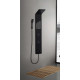 Душевая панель Cerutti SPA Ami B CT8994 цвет черный, шланг 150 см, 2 гидромассажные форсунки