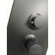 Душевая панель Cerutti SPA Bernina B CT8982 цвет черный, шланг 150 см