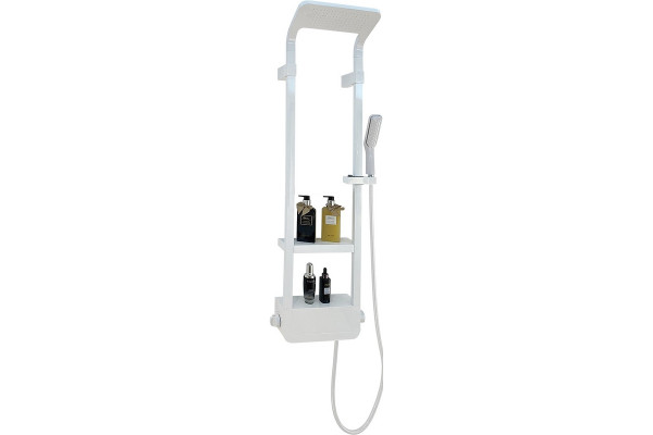 Душевая панель Cerutti SPA Maiella W CT8984 цвет белый, шланг 150 см