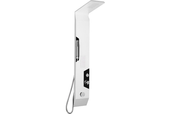 Душевая панель Cerutti SPA Oglio W CT8986 цвет белый, шланг 150 см
