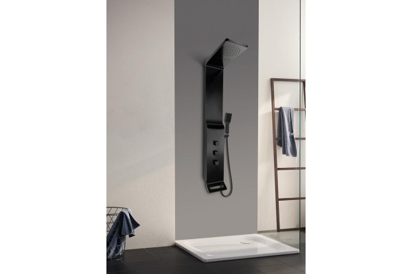Душевая панель Cerutti SPA Sella B CT8989 цвет черный, шланг 150 см