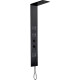 Душевая панель Cerutti SPA Tanaro B CT8991 цвет черный, шланг 150 см