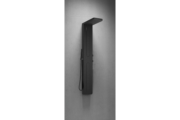 Душевая панель Cerutti SPA Vettore B CT8993 цвет черный, шланг 150 см