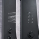 Душевая панель Cerutti Spa Chika B CT9255 черная цвет белый, штанга 142.1 см