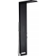 Душевая панель Cerutti Spa Korra B CT9258 черная цвет черный, штанга 142.1 см