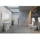Напольная раковина Cerutti Spa Luca CT7283 полукруглая, цвет белый