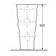 Напольная раковина Cerutti Spa MARCO CT7833 круглая, цвет белый