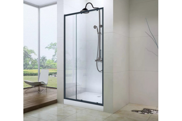 Душевая дверь в нишу Cerutti Spa Gloria D120B раздвижная, стекло прозрачное