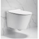 Подвесной безободковый унитаз Cerutti Spa Ortler aria CT7182 белый, овальный, 33.5x50 см