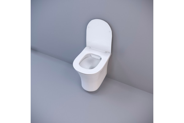 Подвесной безободковый унитаз Cerutti Spa Bernina aria CT7191 белый, 36x48.5 см