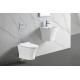 Подвесной безободковый унитаз Cerutti Spa Bernina aria CT7191 белый, 36x48.5 см