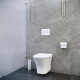 Подвесной безободковый унитаз Cerutti Spa Bernina aria CT7191 белый, 36x48.5 см