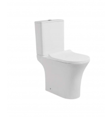 Напольный безободковый унитаз Cerutti Spa Bernina CT7193 белый, овальный, 34x65 см