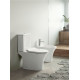 Напольный безободковый унитаз Cerutti Spa Bernina CT7193 белый, овальный, 34x65 см