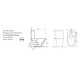 Напольный безободковый унитаз Cerutti Spa Bernina CT7193 белый, овальный, 34x65 см