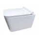 Подвесной безободковый унитаз Cerutti Spa Maiella aria CT7402 белый, прямоугольный, 35x49 см