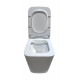 Подвесной безободковый унитаз Cerutti Spa Maiella aria CT7402 белый, прямоугольный, 35x49 см