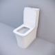 Напольный унитаз-компакт Cerutti Spa Marmolada CT7777 белый, прямоугольный, 36.5x62 см