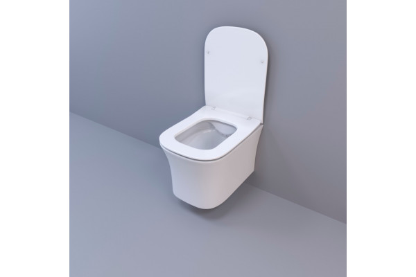 Подвесной унитаз Cerutti Spa Marmolada aria CT7778 белый, прямоугольный, 36x48.5 см