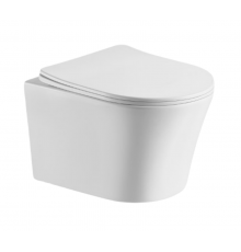 Подвесной унитаз Cerutti Spa Adige Aria CT7837 белый, 36x49 см