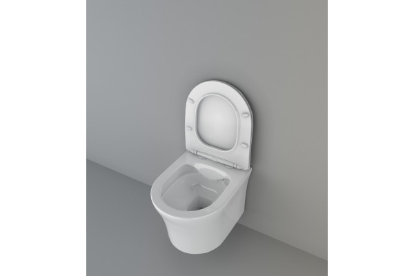 Подвесной унитаз Cerutti Spa Adige Aria CT7837 белый, 36x49 см