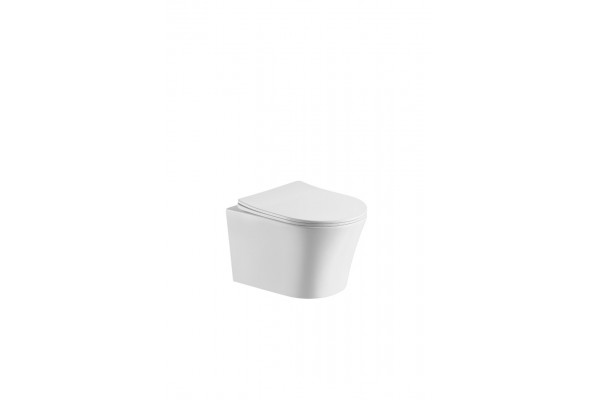 Подвесной унитаз Cerutti Spa Adige Aria CT7837 белый, 36x49 см