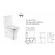 Напольный унитаз Cerutti Spa ELLERO CT8458 белый, 35.5x61 см