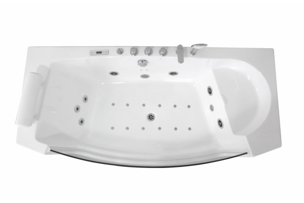 Акриловая гидромассажная ванна Cerutti Spa C-468 900х1850х580 прямоугольная, пристенная