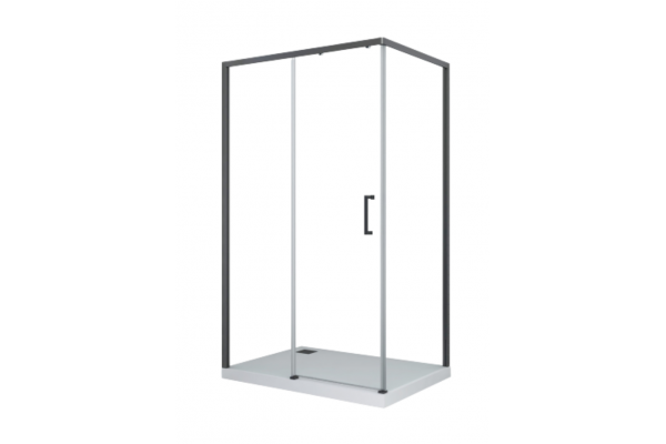 Душевой уголок Cerutti Spa Vito110B-L без поддона прямоугольный, двери раздвижные