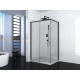 Душевой уголок Cerutti Spa Vito110B-L без поддона прямоугольный, двери раздвижные